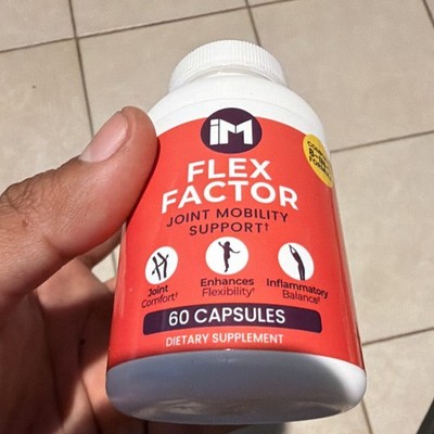 IM Flex Factor | Joint Comfort & Flexibility Veggy Capsules 60 Ct Exp 07/2028
