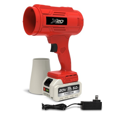 #ad Sun Joe GO SRMJET 5A RED 20V StormJet Handheld Turbo Blower w Battery RED NEW $79.99