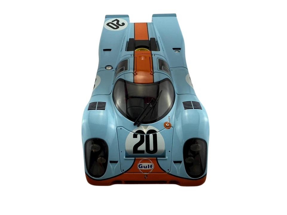 1:18 AUTOart 1970 Porsche 917K Steve McQueen Gulf #20 Diecast Model Car - Image 3 of 4