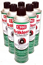 CRC 05084 Brakleen Brake Parts Cleaner 14oz Can *NEW* Pack of 6 Cans