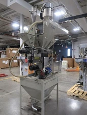 CONAIR HOPPER MOUNTED GRAVIMETRIC BLENDER (2) FEEDERS MCGUIRE WEIGH SCALE