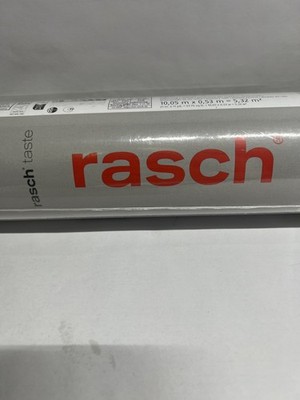 Rasch Non-Woven Wallpaper Roll 10.05m x 0.53m Textured Light Green