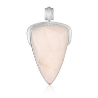 Cavill Drusen Achat AnhäNger 34,6Ct Trilliant Cabochon 925 Silber Damen Schmuck