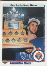 1990-91 UPPER DECK  BILL RANFORD CONN SMYTHE  WINNER #201