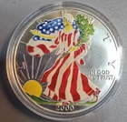 [PRICE REDUCED] American Silver Eagle 1 oz .999 Fine Colorized - years will vary