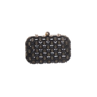 Accessorize, Abendtasche, Damen, Schwarz/Gold, 14, 3, 8 cm #Sgw