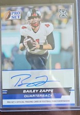 2022 Leaf Pro Set Draft - Autographs Bailey Zappe #PSA-BZ1 (AU, RC)