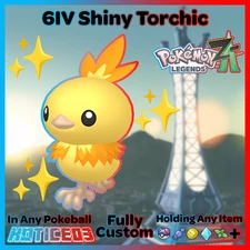 ✨ Shiny Torchic 6IV ✨ Mega Dimension Pokemon Legends ZA Ready 🚀 Fast 🚀