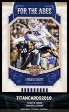 Ezekiel Elliott 2019 Panini Legacy For the Ages Dallas Cowboys #FTA-EE