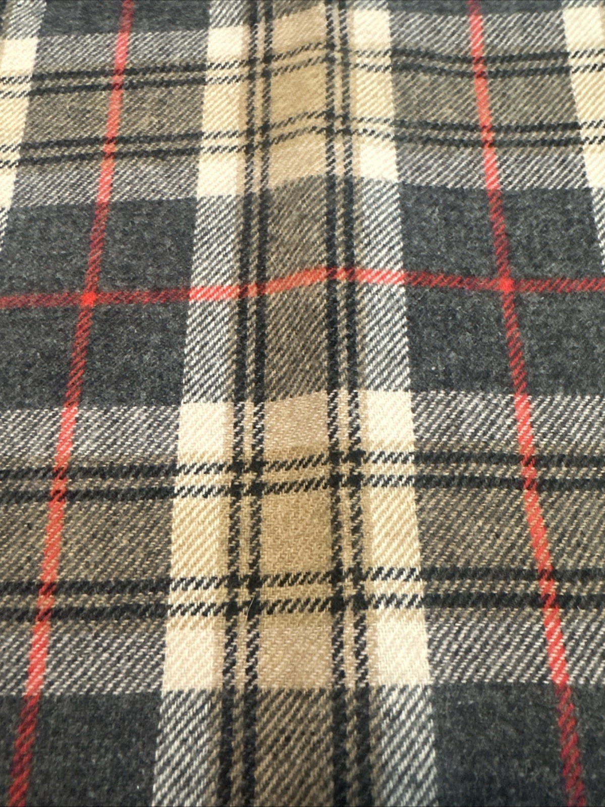 pendleton woolen mills vintage rectangle scarf bl… - image 4