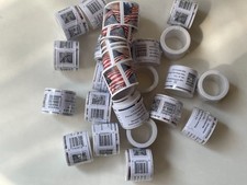 10 rolls of 100 USPS - Postage Free Ship -1000 PCS-Special Sale 2024 
