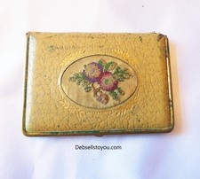 Mondaine Two Section Compact with Some Damage and Wear-needs Mirror # 20530