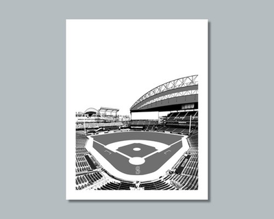 #ad T MOBILE PARK Seattle Mariners Photo Picture Stadium Skyline 8x10 11x14 16x20 WN $8.95