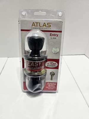 Atlas Tulip Entry Locking Door Knob, Oil Rubbed Bronze Item# 1731603, Key#8326