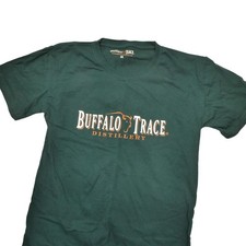 Buffalo Trace Shirt Mens Medium Green Distill...