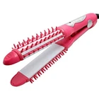 THE mini Hair Curling Iron 1 Inch & Flat Iron, 2-in-1 Europe Compact Travel