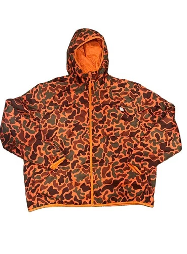 3XL - Alaskan Hardgear Mens Hooded Puffer Jacket Orange Duck Camo Duluth AKHG - product listing photo