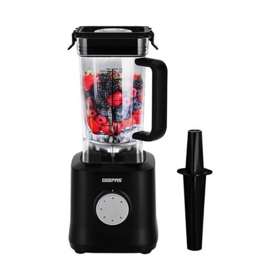 GEEPAS Profi Mixer 2000W 2L Smoothie Maker 5 Geschwindigkeiten Impuls Schwarz