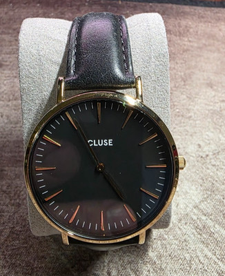 CLUSE LaBoheme 38mm Gold Ultra-thin Minimalist, New Battery