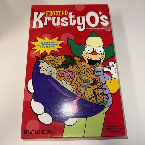 2007 The Simpsons Movie 7/11 Kwik-E-Mart Exclusive Promo Krusty O’s Sealed Box - Picture 1 of 4