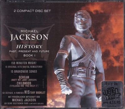 Michael Jackson   HIStory - Past, Present And Future - Book I 2xCD Box-Set