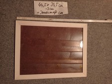 Bilderrahmen weiß Holz mit Rillen groß 44,5 cm x 35,5 cm