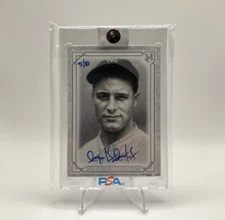 2022 Topps Museum Collection Canvas Collection Lou Gehrig /10 