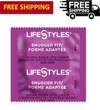 LifeStyles Snugger Fit Condoms Latex, Lubricated
