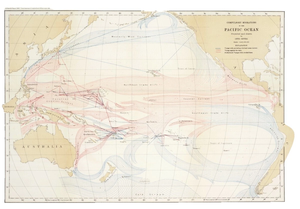 1800-1899 Date Range Antique Australia/Oceania Folding Maps