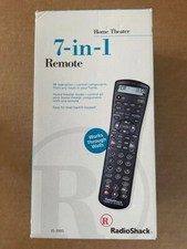 Radio Shack Remote Control 7-IN-ONE IR/RF 15-1995 Tested Works Great Multi