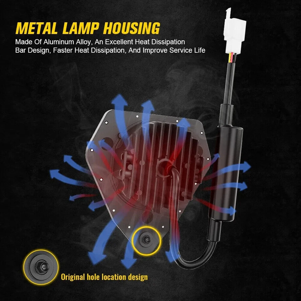Conjunto de faros LED de enduro para Sherco SE R SER SE F SEF 50 125 250 300 450 Foto 4 de 4