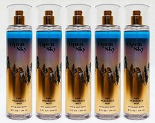 5 Bath  Body Works OPEN SKY Fine Fragrance Mist Body Spray 8 oz