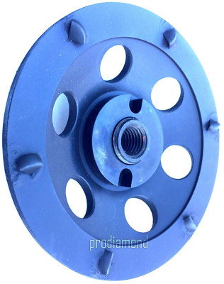 5'' PCD Grinding Cup Wheel 4 Epoxy Paint Glue Mastic Abrasive Residue Removal 