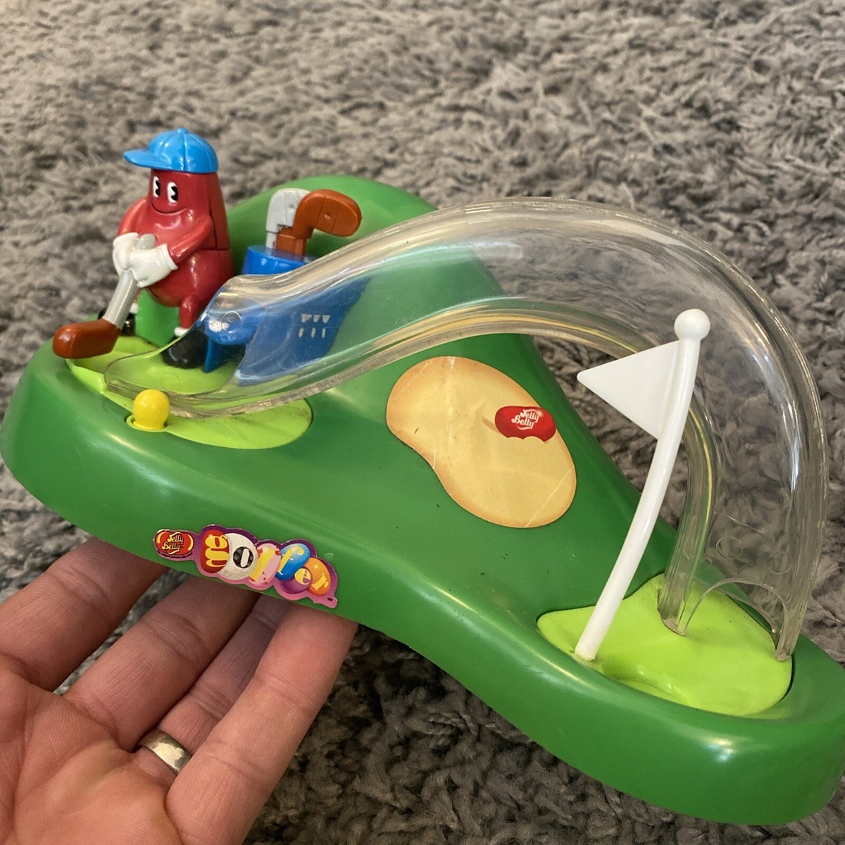 Vintage Jelly Belly Golf Dispenser In Good Working Condition