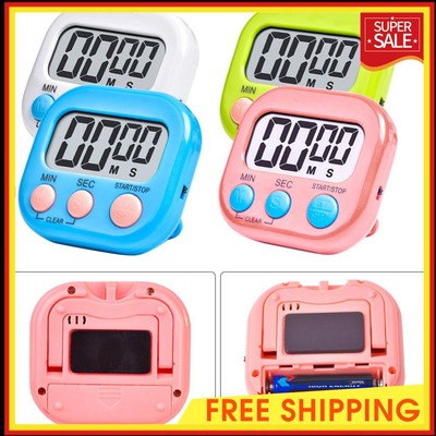 4 PCS Magnetic Digital Electronic Timer LCD Multifunctional Cooking Baking Tools