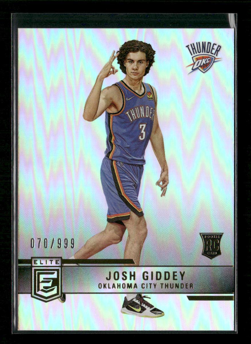 2021-22 Donruss Elite #243 Josh Giddey #/999 RC