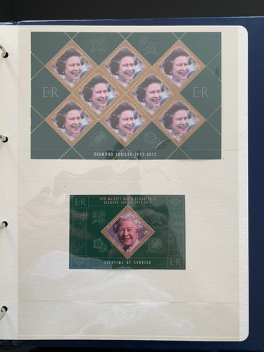 WESTMINSTER 2012 QUEENS DIAMOND JUBILEE COMMONWEALTH MNH SHEET COLLECTION ALBUM - Picture 16 of 17