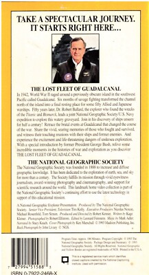 その他 Nat'l Geo: Lost Fleet Guadacanal [VHS] National Geographic Video The Lost Fleet of Guadalcanal VHS Tape