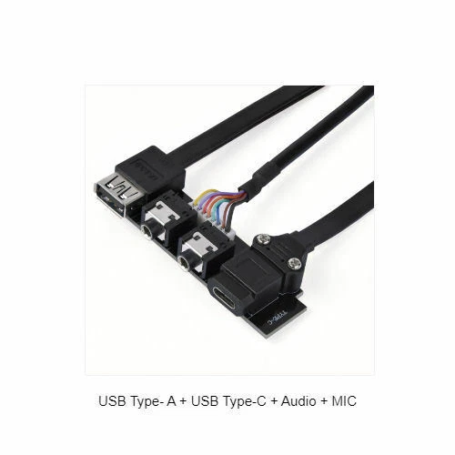 Silverstone G11313710 USB3.1 Upgrade Kit ,1xUSB3.1 (Type A), 2xAudio, 1xUSB-C - Image 2 of 4