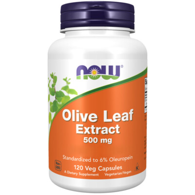 Now Foods, Olive Leaf Extract, 500mg, 120 Veg. Kapseln - Blitzversand