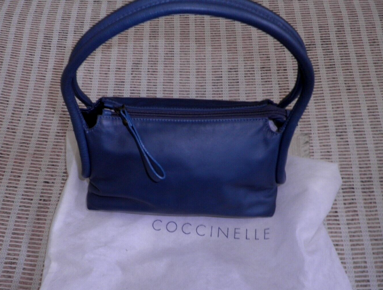 SAOLA Borsa A Mano Coccinelle Color Verde Smeraldo ( Pelle morbida Mai indossata ) SOL