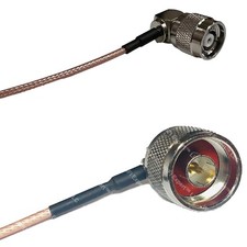 RG316 RP-TNC Male Angle to N MALE ANGLE RF Cable Rapid-SHIP LOT