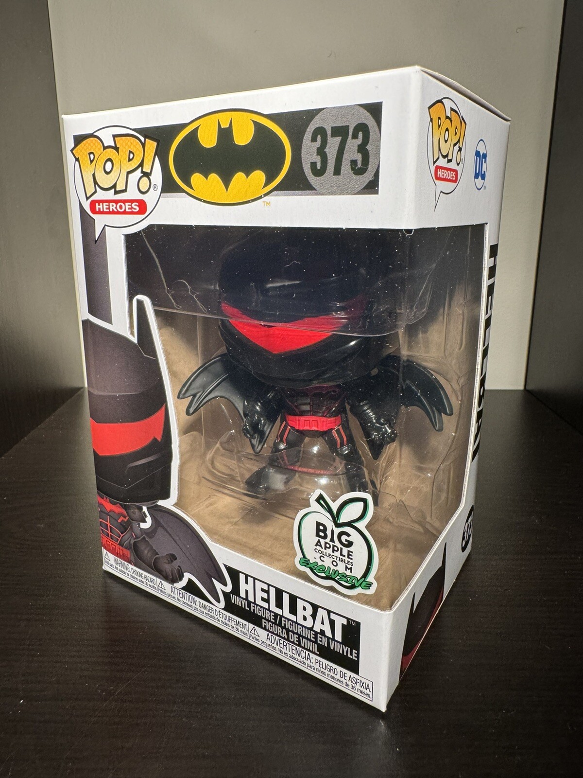Funko Pop Heroes Dc Comics Hellbat (373) Big Apple Collectibles Exclusive Batman