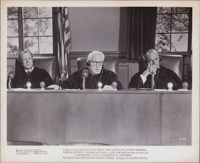 8x10 Original Photo Spencer Tracy in Judgment at Nuremberg 1961
