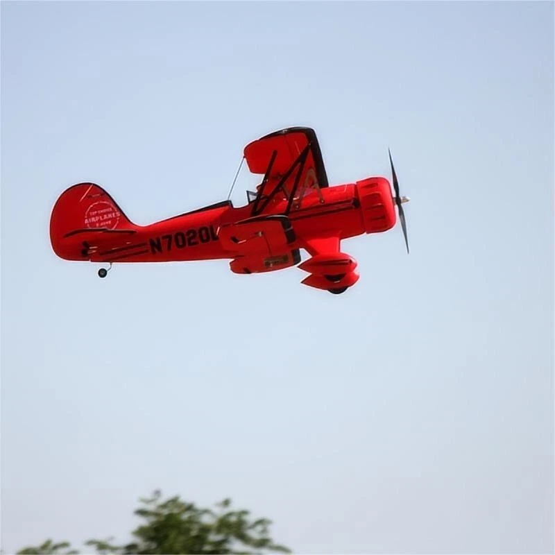 Dynam Waco YMF-5D V2 Red 4S RC Biplane 1300mm 51" Wingspan - Image 3 of 4
