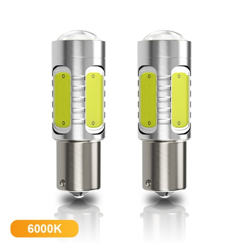 2pc BA15S 1156 Led White Front Indicator For Nissan Navara D22 2009-2015 - Picture 11 of 14