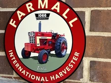 Farmal International 1066 Tractor Farm Equipment  Gasoline metal sign Hi Quality