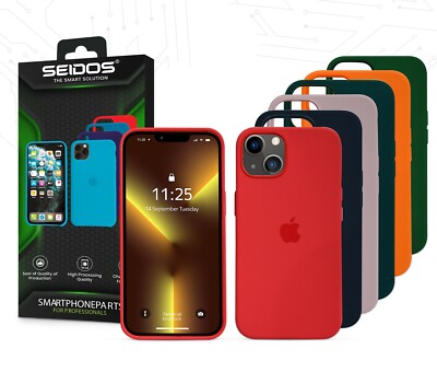 Flüssig Silikon Case für Original iPhone 14 / Plus / Pro / Max - Schutzhülle NEU