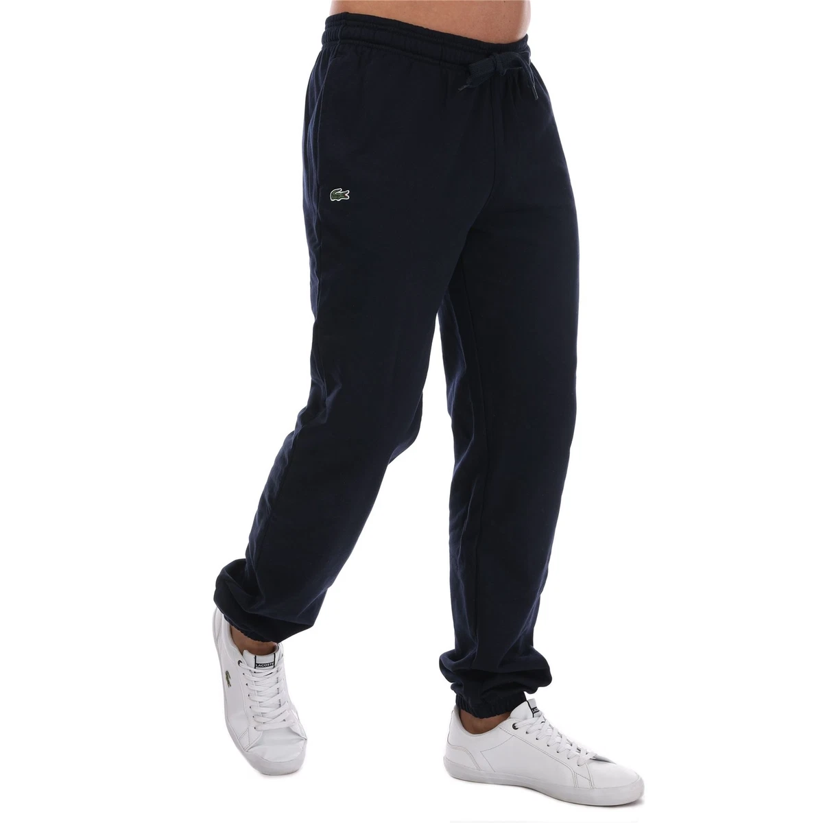 Men s Lacoste Premium Fleece Casual Jogger Pants in Blue eBay
