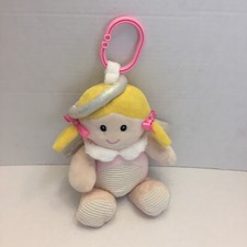 KellyBaby KellyToy Pink Angel Plush Rattle Hang Clip
